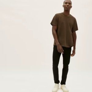 NWT Everlane The Slim 4-Way Stretch Organic Jean / 33 x 30 / Black